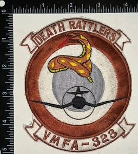 Vietnam War USMC VMFA-323 Fighter Attack Squadron Rattlers JAPANESE MADE Patch - Picture 1 of 2