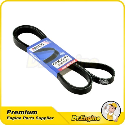 Cinturón serpentino EPDM 6PK2240 apto para Ford GMC Jeep Mazda Toyota Chevrolet Dodge  Foto 1 de 4