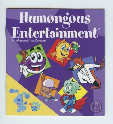 Humongous Entertainment Game Catalogue Insert Booklet - Freddi Fish, Spy Fox, et - Image 1 of 4