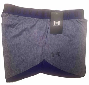 Womens Under Armour Gym Running Shorts XS Bright Blue Loose Fit NEW - Picture 1 of 9