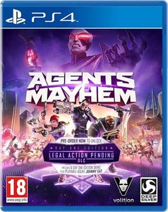 PS4 AGENTS OF MAYHEM USED FREE UK P&P - Picture 1 of 5