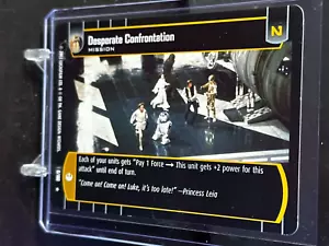 Star Wars TCG WOTC A New Hope Desperate Confrontation 8/180 - Picture 1 of 1