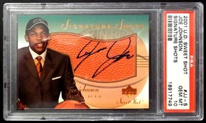PSA 10 (POP 2) Rc Joe Johnson Auto 2001 UD Sweet Shots Rookie Signed Autograph - Picture 1 of 8