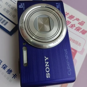 SONY Cyber-shot DSC-W730 16.1 MP CCD Vintage Digital Camera 8x Optical Zoom Blue - Picture 1 of 7