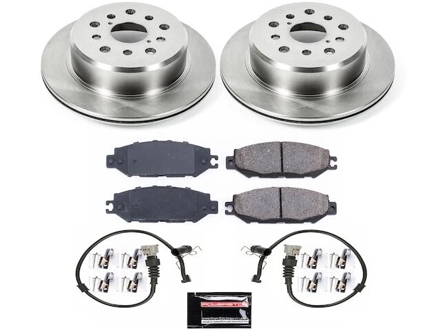 Rear Brake Pad and Rotor Kit For 1995-2000 Lexus LS400 1996 1997 1998 HV272XS - Image 1 of 1