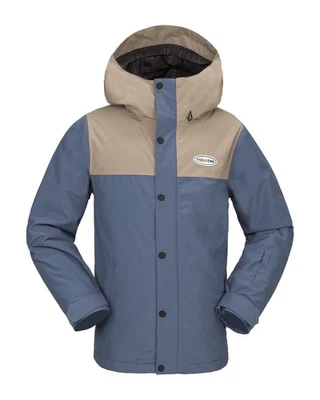 Volcom Stone.91 Insulated Kid's Winter Jacket, Indigo, Small - Image 1 of 4