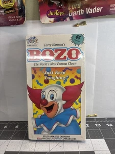 BOZO THE CLOWN Larry Harmon Keep Laughing VHS 90s SEALED Just For Kids Cartoon - Picture 1 of 3