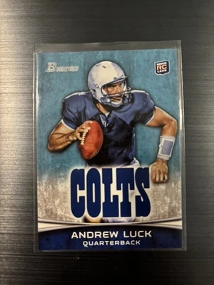 Andrew Luck 2012 Bowman Football Rookie Card Indianapolis Colts #150 - Image 1 of 2