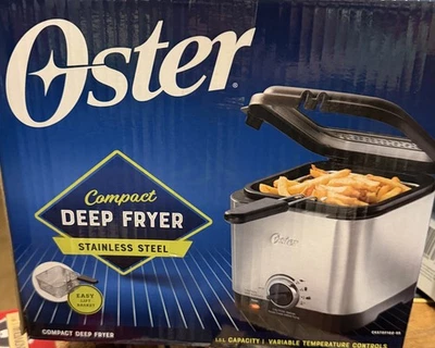 Freidora Oster compacta de acero inoxidable - totalmente nueva Foto 1 de 3