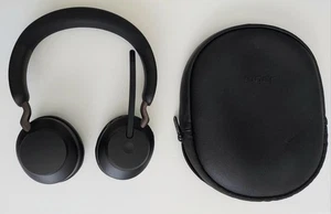 Jabra Evolve2 65 Flex USB-C Wireless On-Ear Headset, MS Teams - Black - Picture 1 of 5