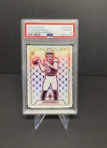 2024 Panini Phoenix Contours Jayden Daniels Purple #CONJDS PSA 10 LOW POP! 📈 - Bild 1 von 7