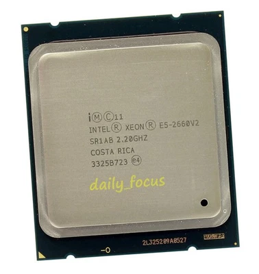 Intel Xeon E5-2660 V2 2.2 GHz LGA2011 10 Core SR1AB CPU Processors 25 MB - Image 1 of 4