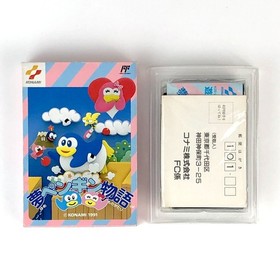 Yume Penguin Monogatari W/Box Famicom FC NES Rare Retro Good Used Game NTSC-J JP