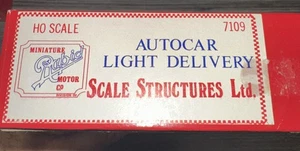 Scale Structures HO Scale Kit #7109 Autocar Light Delivery - HOn3 NIB! - Picture 1 of 3