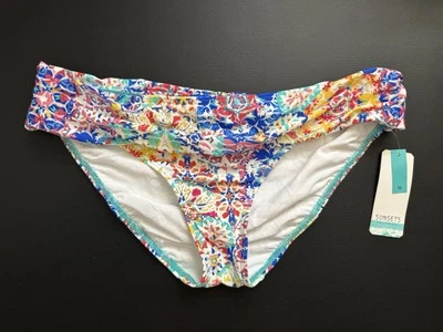 Sunsets Mambo Unforgettable Swim Bikini Bottom Size 16 NWT $56 Fully Lined - Image 1 of 4