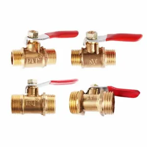Air Compressor Ball Valve Switch Pipe Fittings Pipe Male to Male Thread - Picture 1 of 10