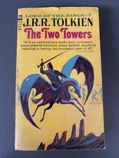 Lord of the Rings #2 J.R.R Tolkien The Two Towers paperback book GOOD