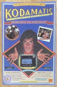 DAVID COPPERFIELD, RARE ! 1982 "KODAMATIC" ADVERTISEMENT, LEGENDARY MAGICIAN ! - Picture 1 of 1