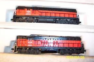 TWO, ATLAS/KATO, # 4525, SD-9, BESSEMER & LAKE ERIE, CAB # 451 & 453, Loco's, N - Picture 1 of 12
