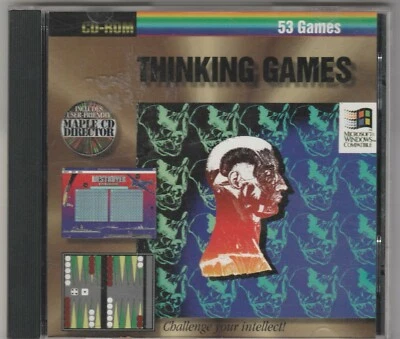 Thinking Games CD-Rom by Maple Maple ~ includes 53 games ~ 1995 - Image 1 of 2