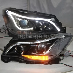 2013-2017 Year LED Headlights for Subaru Forester LED strip Front Lamps LD - Picture 1 of 12