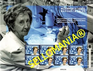 2021 MUJERES CIENCIA MARGARITA SALAS 5501 ** MNH PLIEGO PREMIUM 109 TC24054 - Picture 1 of 1