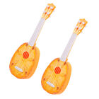  2 Pcs Kindergitarren Minigitarren Für Akustische Spielzeug Gitarrenspielzeug