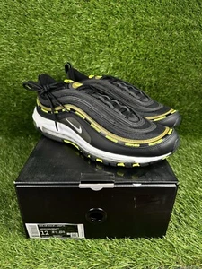 Größe 12 Nike x Undefeated Air Max 97 Black Volt DC4830-001 UNDFTD Brandneu - Bild 1 von 5