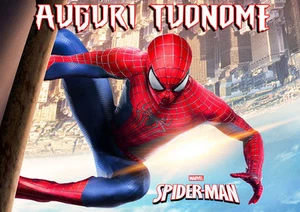Cialda SPIDERMAN Decorazione Torta Ostia o Zucchero nome - Imagen 1 de 1