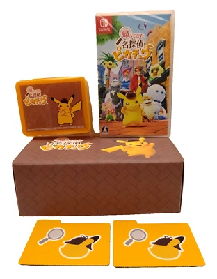 NINTENDO Detective Pikachu Returns Switch Item Case Included Brand New Japan - Image 1 of 4