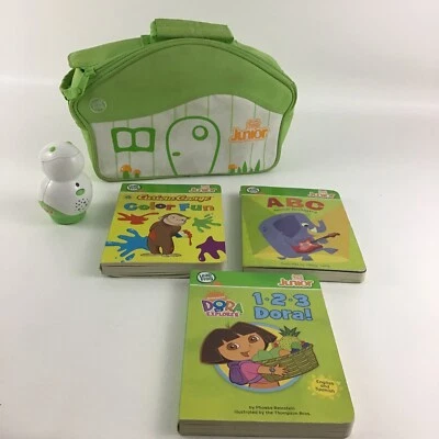 Leap Frog Tag Junior Book Pal Explorer Carry Along Storage Case Travel Bag Dora - Image 1 of 4