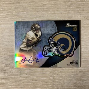 Brian Quick Rookie Auto. 2012 Bowman BCRA-BQ. Sweet Card