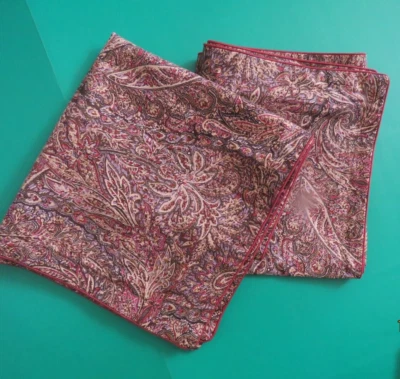 Fundas de almohada Lauren Ralph Lauren (2) talla king granate marrón púrpura algodón Foto 1 de 4