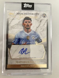 Topps Manchester City Forever Matheus Nunes 78/99 Auto Card Autograph Numbered - Bild 1 von 3
