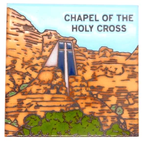 Tile Teissedre Chapel of the Holy Cross Sedona AZ Italian Tile Made USA 6x6 In - Picture 1 of 2