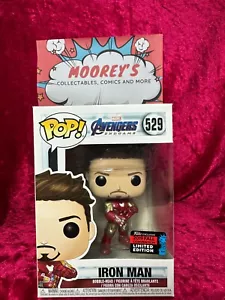 #529 Iron Man Funko Pop! Películas de vinilo - Marvel Avengers Endgame Fall Convention - Imagen 1 de 6