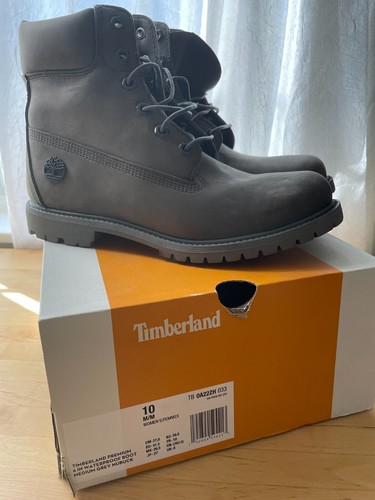 Stivali Timberland donna PREMIUM 6 POLLICI IMPERMEABILI grigio nabuk taglia 10M