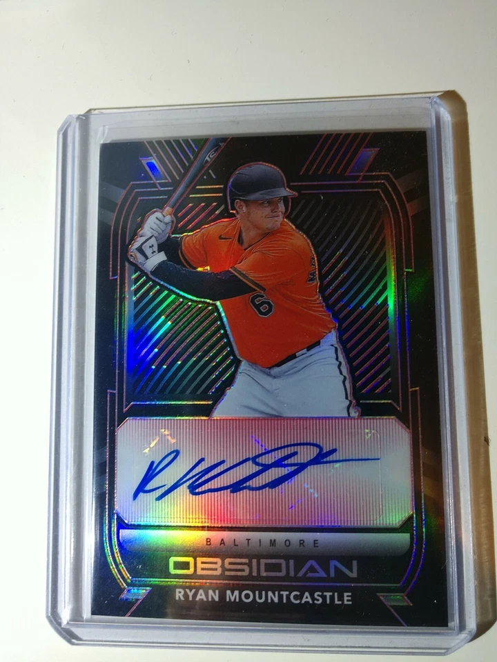 2021 Panini Chronicles /25 Obsidian Red Ryan Mountcastle RC Auto  - Image 1 of 2