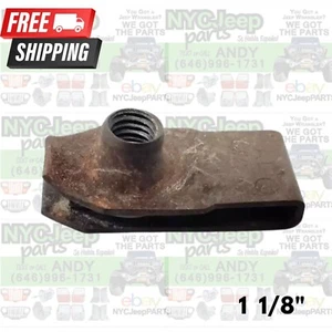 Accesorios de montaje de sujetador roscado de metal de 1 1/8 pulgadas 87-06 Jeep YJ TJ Wrangler - Imagen 1 de 14