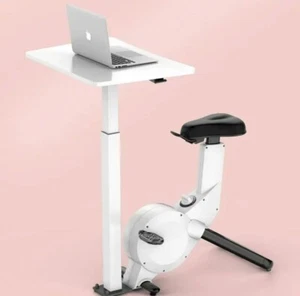 Pedal Bike -Adjustable Fitness Exercise White Elliptical machine -Get Fit & Work - Picture 1 of 11