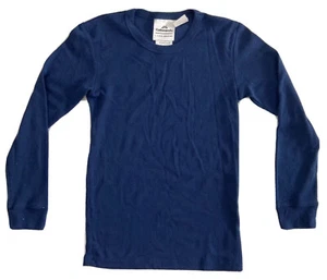 Kathmandu Kids Blue Thermal Long Sleeve T-Shirt Unisex Size L VGC - Picture 1 of 3