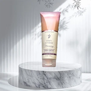 Bath & Body Works Cozy Sunday Morning 8.0 Ounces Body Cream - Picture 1 of 8