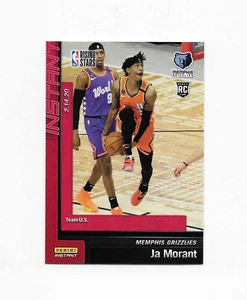 2019-20 NBA Panini Instant #6 Ja Morant Rookie Card Memphis Grizzlies RC /358 - Picture 1 of 4