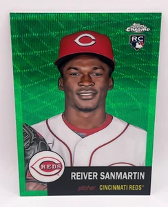 2022 Chrome Platinum Anniversary Base Green Wave #441 Reiver Sanmartin 62/99 RC - Picture 1 of 6