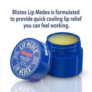  Blistex | Lip Medex | Lip Moisturizer | Quickly Cools & Comforts | 0.38 Oz  - Picture 1 of 7
