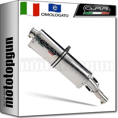 scarico omologato acciaio gpr trioval per aprilia tuono 1000 rsvr 2004 04 - Immagine 1 di 3