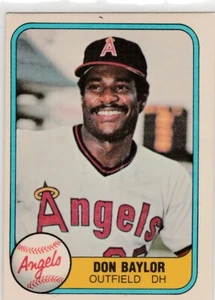 1981 fleer #271 Don Baylor ANGELS - Picture 1 of 1