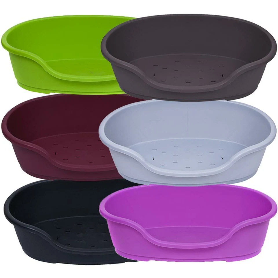 KARLIE Hundekorb Hundebett Kunststoff Bett Sonderpreis 40 cm - 125 cm