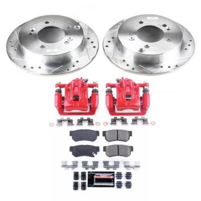 Kit de frenos de disco PowerStop - trasero - se adapta a Hyundai Sonata 2006-2008, Hyundai Tucson Foto 1 de 4