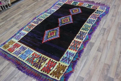 Alfombra morada vintage alfombras bereberes alfombras bereberes vintage, alfombra marroquí vintage Foto 1 de 4